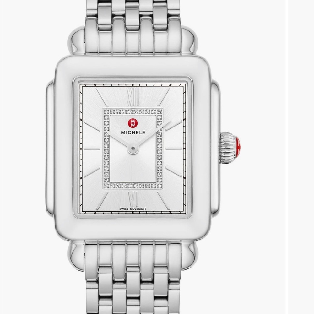 MICHELE Deco II Diamond Bracelet Watch